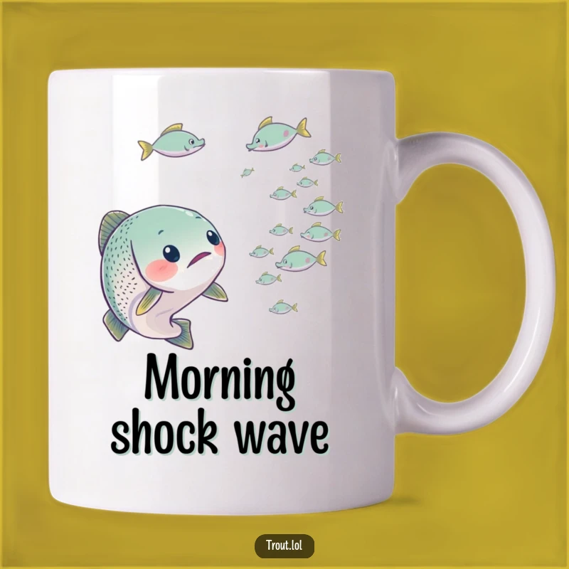 Funny Surprised Trout Mug: A Hilarious Reaction Gift