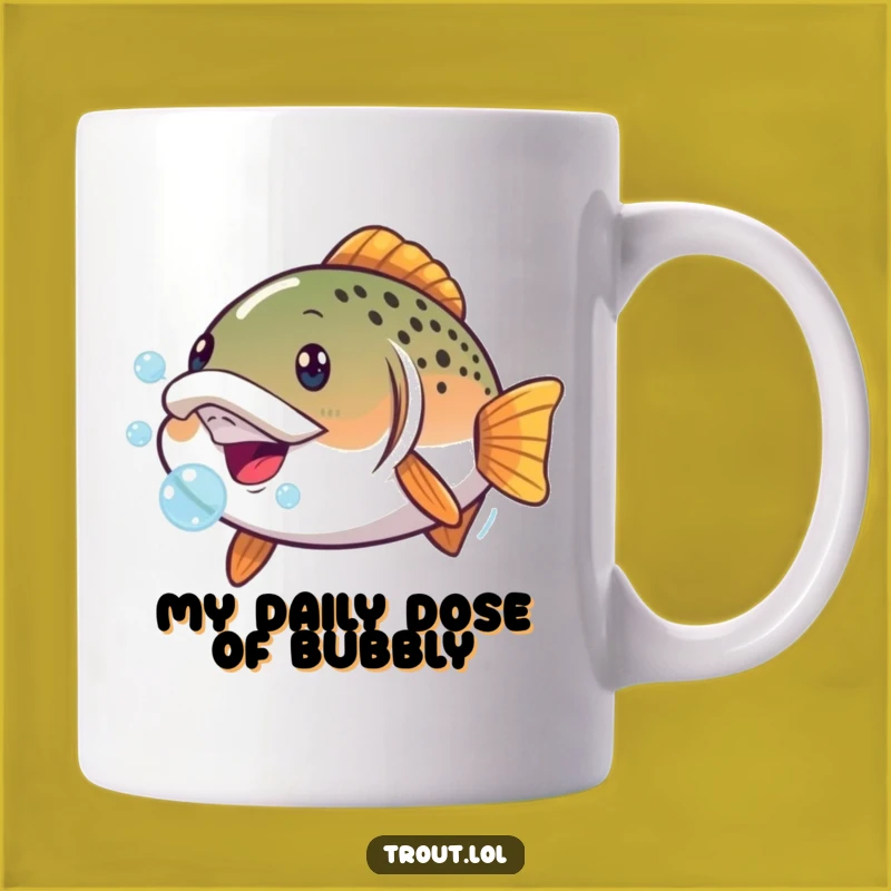 Funny Trout Face Mug - Hilarious Aquatic Expression & a Perfect Gift