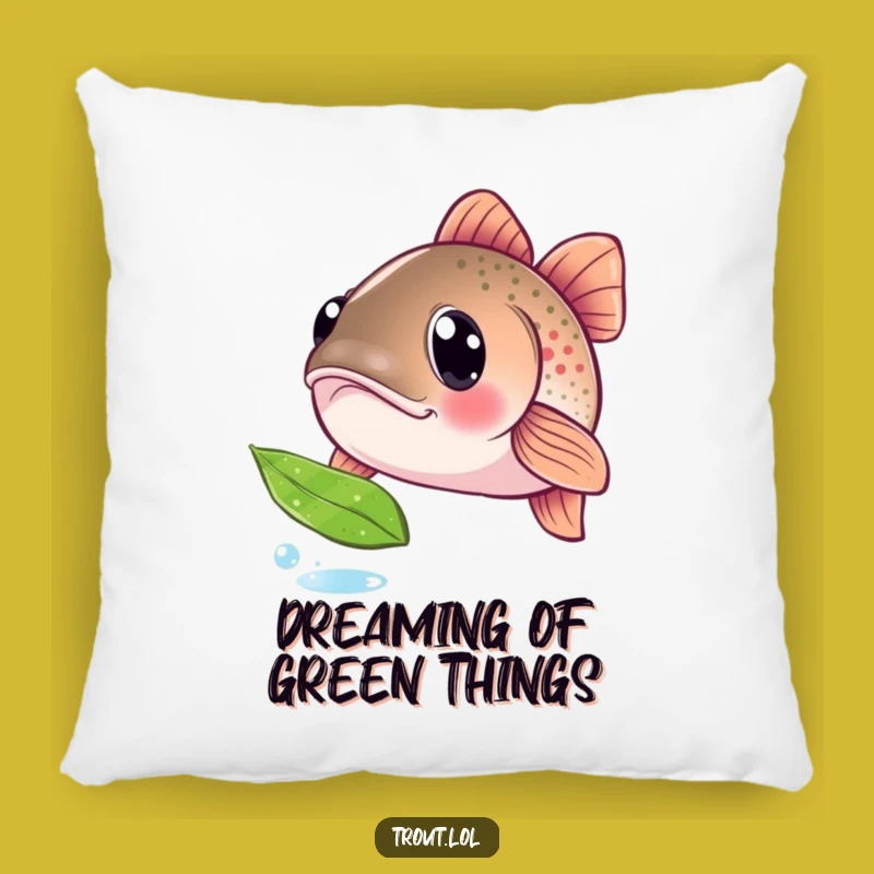 Funny Curious Trout Pillow: Snuggle Up with this Hilarious and Cozy Fish Cushion