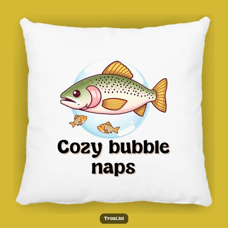 Funny Sharing Trout Pillow: Snuggle with Sweetness in this Hilarious Fish Cushion