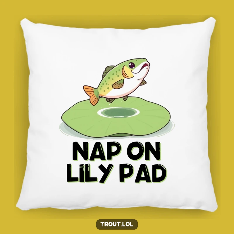 Funny Bouncing Trout Pillow: Snuggle Up with Aquatic Joy!