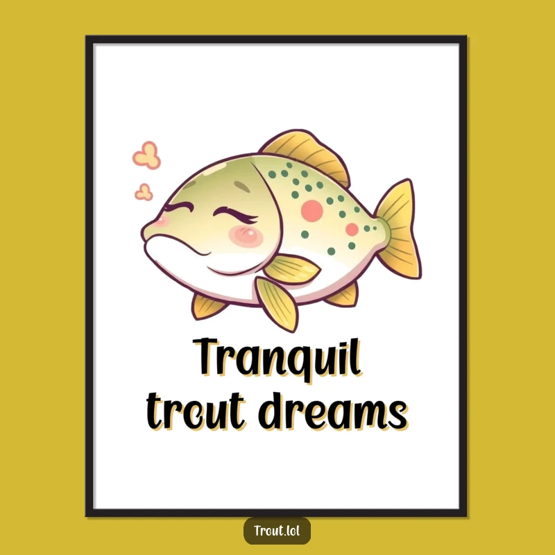 Funny Trout Dream Digital Art: Instant Aquatic Serenity!