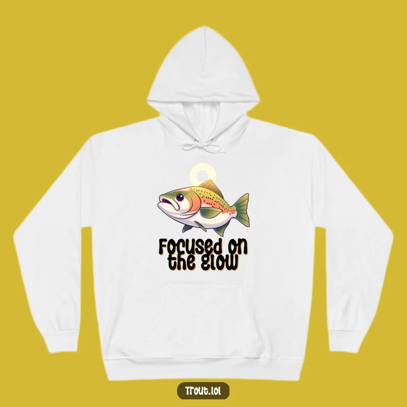 Funny Determined Trout Hoodie: Stay Cozy & Motivated, The Ultimate Funny Gift