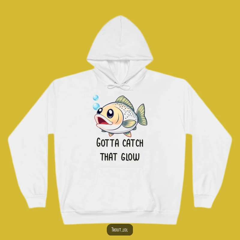 Funny Excited Trout Hoodie: Cozy Up with This Hilarious Catch of the Day