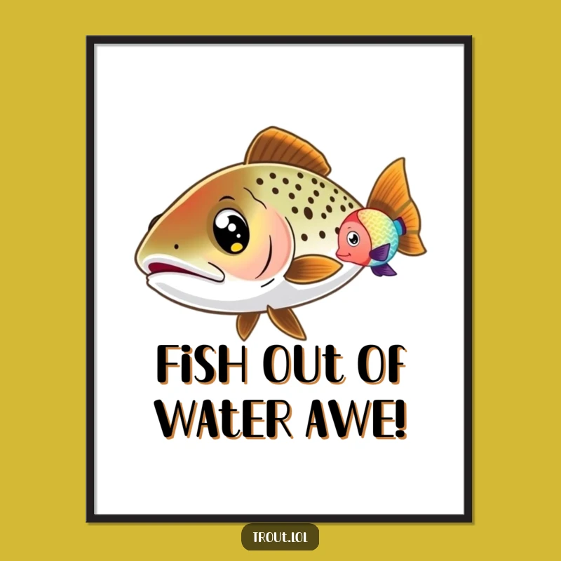 Free Printable Trout Wall Art: Wide Eyes Downloadable DIY Curious Decor