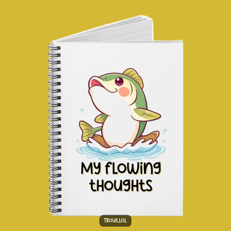 Funny Giggling Trout Notebook: Jot Down Your Thoughts with a Smile!