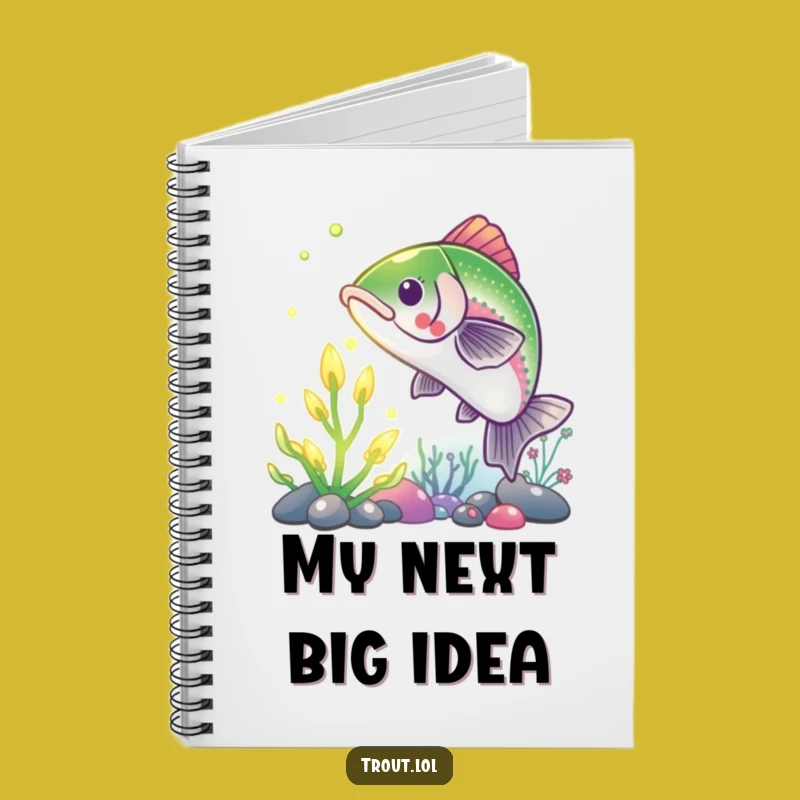 Funny Trout's Glowing Plant Notebook: Journal Your Thoughts with Humor Gift