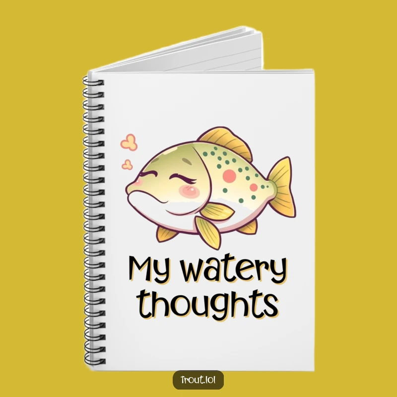 Funny Trout Dream Notebook: Jot Down Peaceful Thoughts!