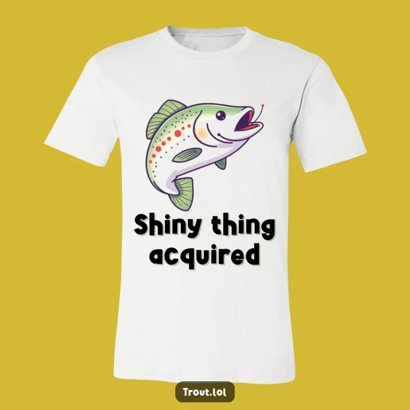 Funny Chasing Trout T-Shirt - Wear Your Hunger for Laughs!