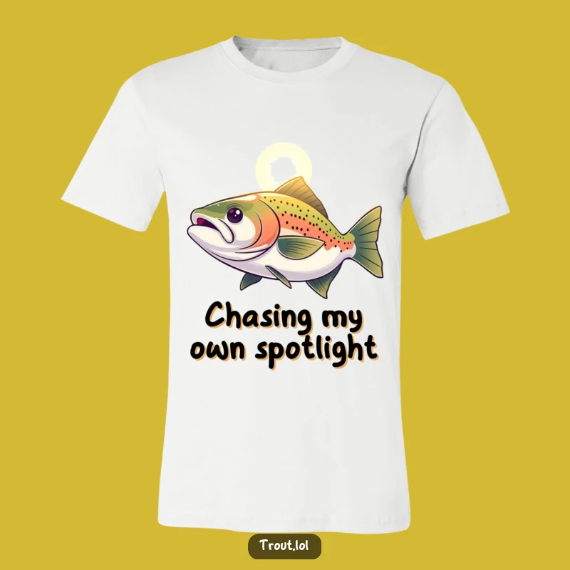 Funny Determined Trout T-Shirt: Wear Your Ambition, Ideal Funny Gift for Go-Getters