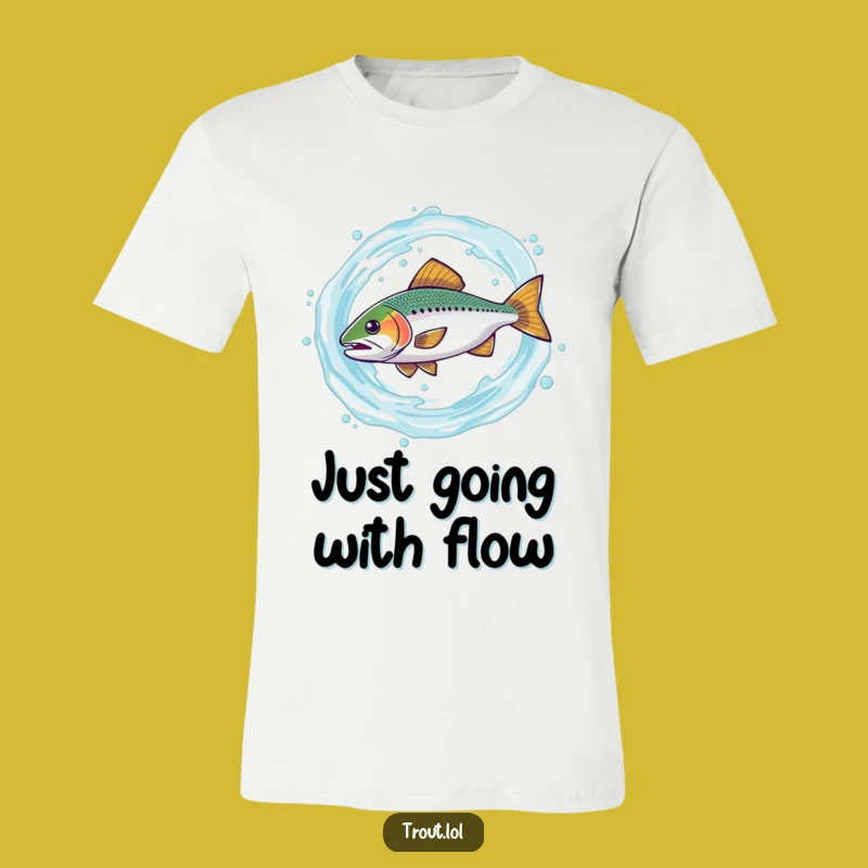 Funny Spinning Trout T-Shirt: Show Off Your Funky Moves in this Hilarious Fish Tee