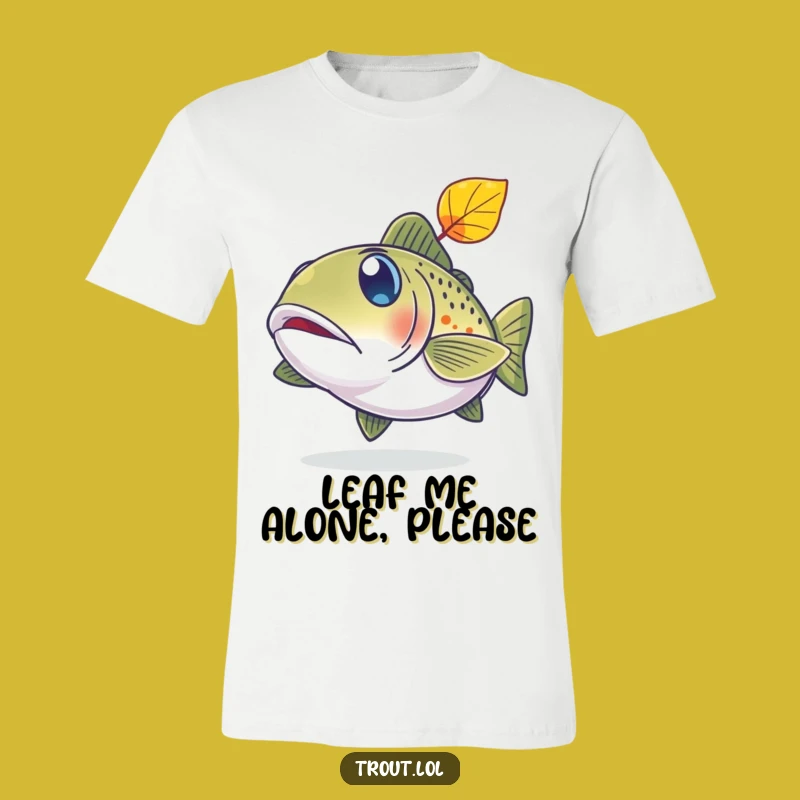 Funny Surprised Trout T-Shirt - Hilarious Fish Reaction Tee