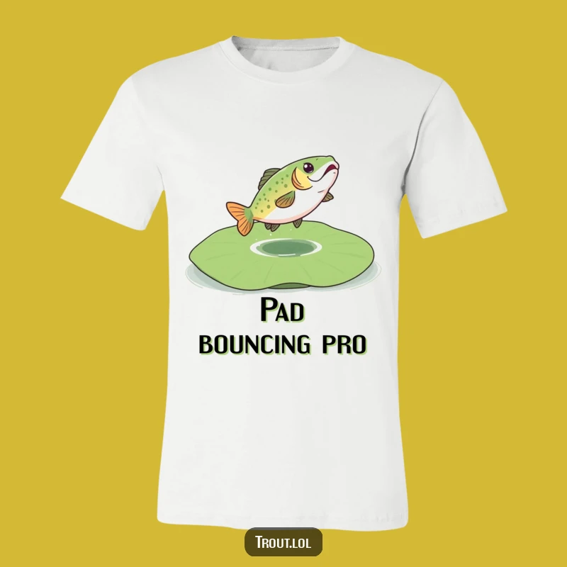 Funny Bouncing Trout T-Shirt: Wear Your Playful Spirit with Pride!